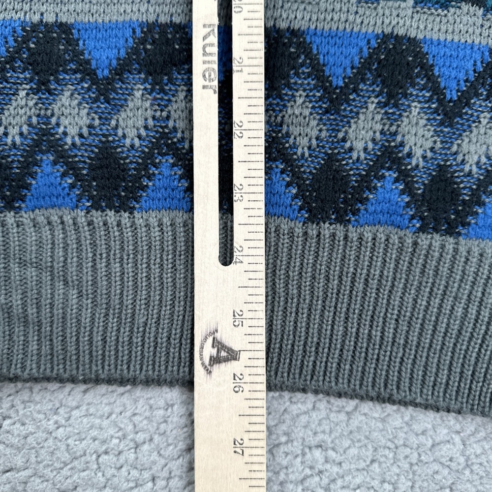VTG 80s Saturdays Abstract Geometric Sweater Men Medium Vaporwave Mallwave - Picture 5 of 16
